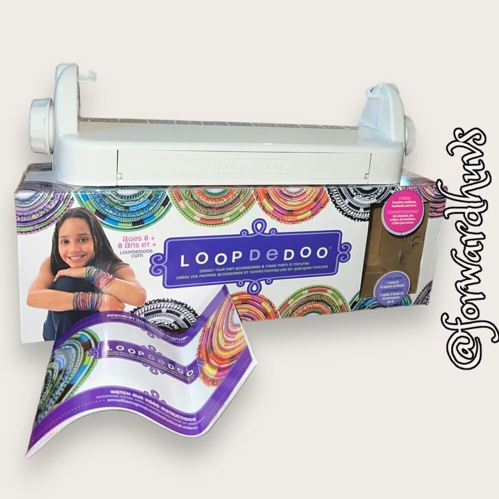 LoopDeDoo Spinning Loom with Embroidery Thread - Picture 4 of 10